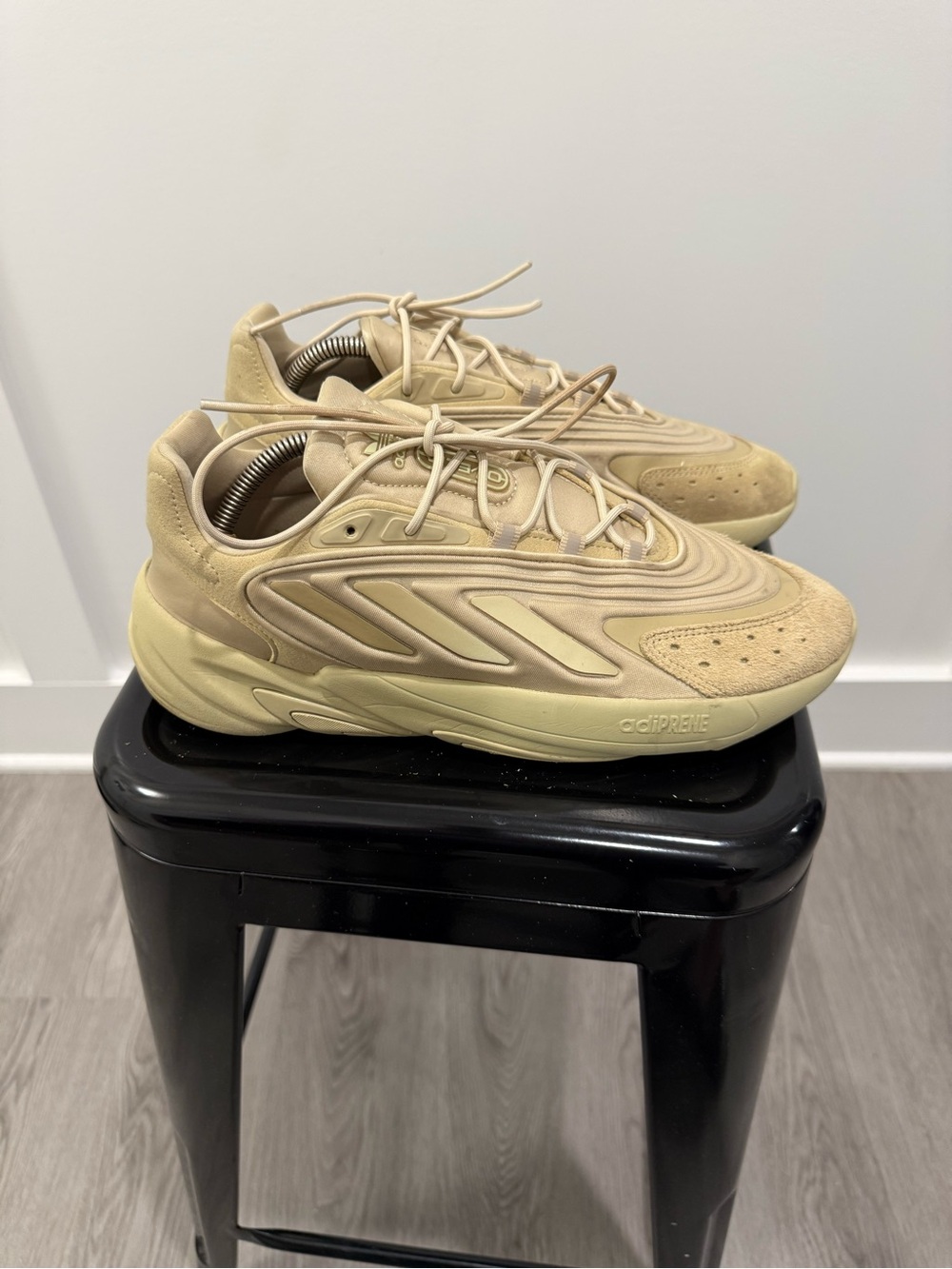 adidas Men's Beige/Tan Athletic Sneakers